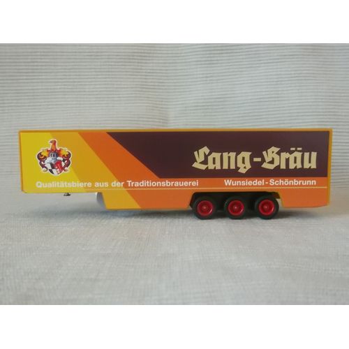 Remorque Camion Biere Lang Brau      Ho   1/87-Grell