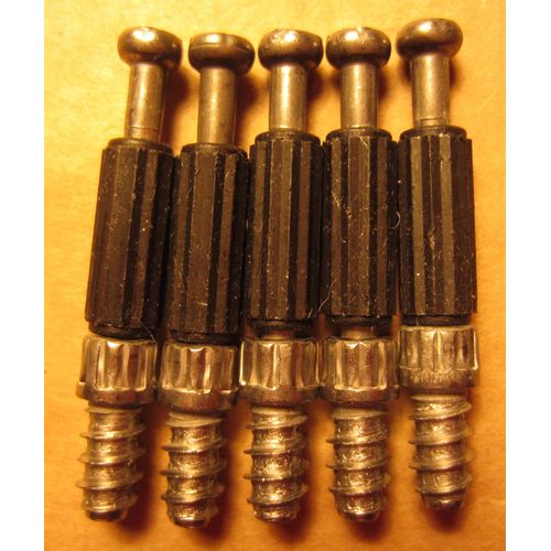 5 Vis Bloquantes Agglo Fixation de Meuble Ikea Cruxiforme 4,4cm de long filetage 1,1cm diamètre 5mm