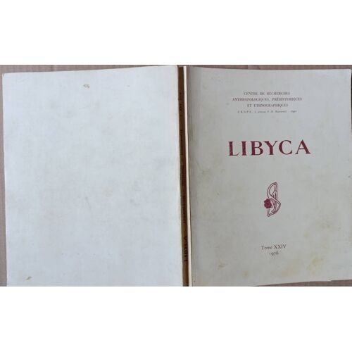 Libyca Tome Xxix 1976.