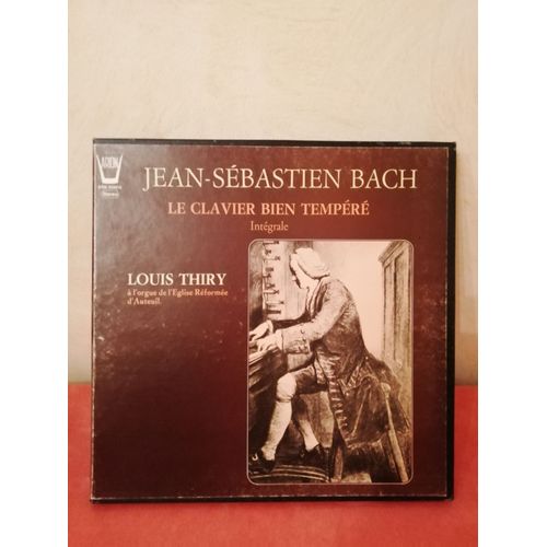 Coffret Vinyls 33 Tours De J.S.Bach Le Clavier Bien Tempéré