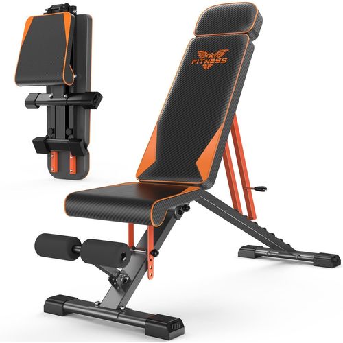Banc De Musculation Pliable Et Ajustable, Banc Musculation Complet Capacité De Poids De 400 Kg