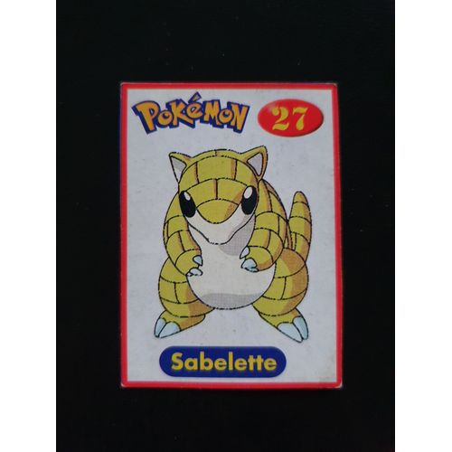 Vignette Sabelette 27 Pokemon Années 2000