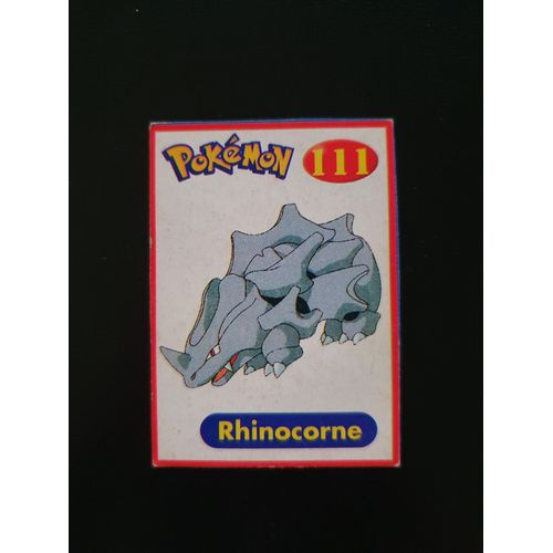 Vignette Rhinocorne 111 Pokemon Années 2000