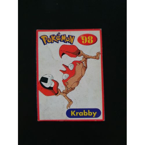 Vignette Krabby 98 Pokemon Années 2000