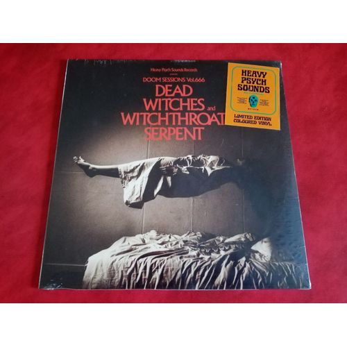 Doom Sessions Vol.666 - Dead Witches & Witchthroat Serpent (Edition Limitée 300 Ex / Vinyle Blanc & Pourpre)