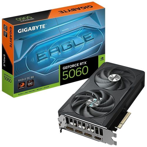 Gigabyte GV-N5060EAGLE OC-8GD Eagle OC 8G, GeForce RTX 5060, 8.0GB GDDR7, PCI-Express