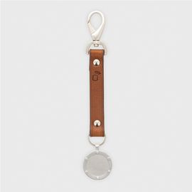 Bouton D'Alerte Monsherif + Médaillon "Hublot" Argenté Avec Lanière Marron : L¿Élégance Au Service De La Sécurité