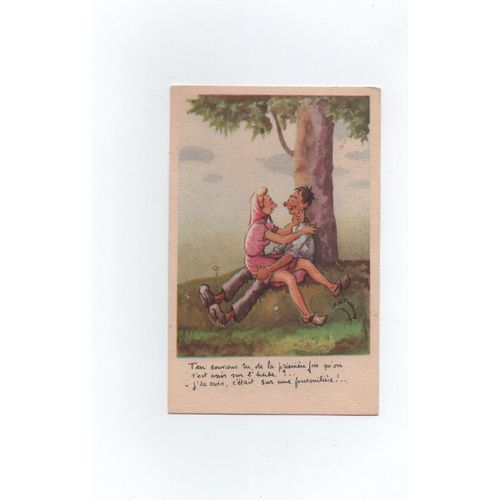Carte Illustrateur,Années 50,Humour Coquin.