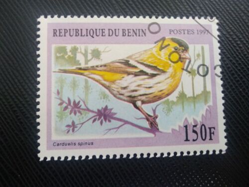 Timbre Benin Y T 757 Tarin Des Aulnes (Carduelis Spinus) 1997 (160509 )