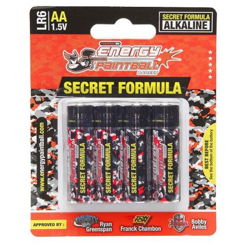 Pile 1.5v Lr6 Aa Pack De 4 Energy Paintball