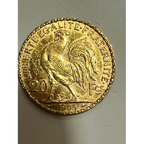 Pièce De 20 Francs Or Coq