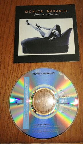 Cd Single Collector Monica Naranjo " Pantera En Libertad " 1 Titre De 1998 Epic Made In Spain ,