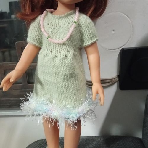 Robe Et Accessoires  Compatible Poupée Chéries Corolle