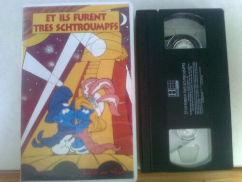 Cassette Vidéo Vhs - Et Ils Furent Très Schtroumpfs - Peyo