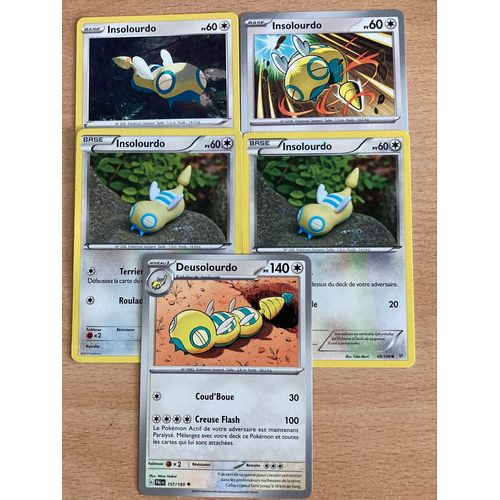 (3257) 4x Insolourdo + Deusolourdo (Pokemon) 