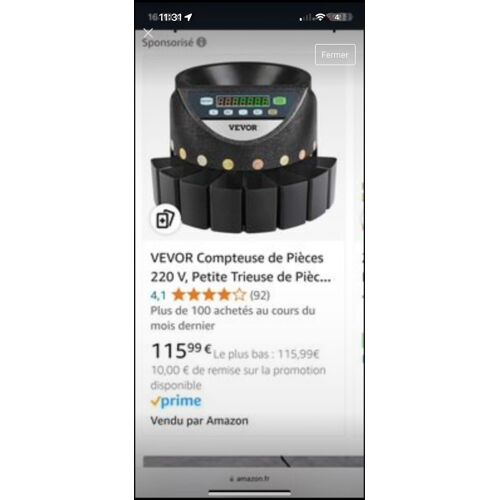 Compteuse De Pièce 