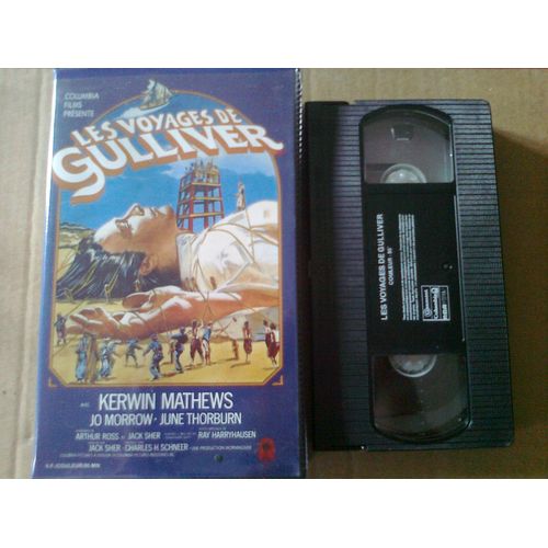 Cassette Video Vhs - Les Voyages De Gulliver - Kerwin Mathews