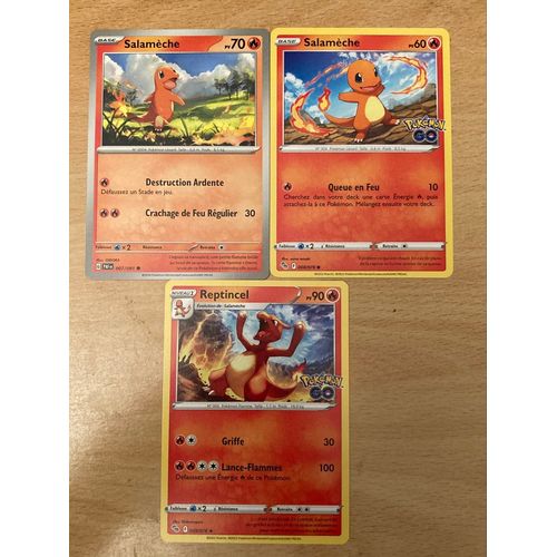 (1512) 2x Salameche + Reptincel (Pokemon) 