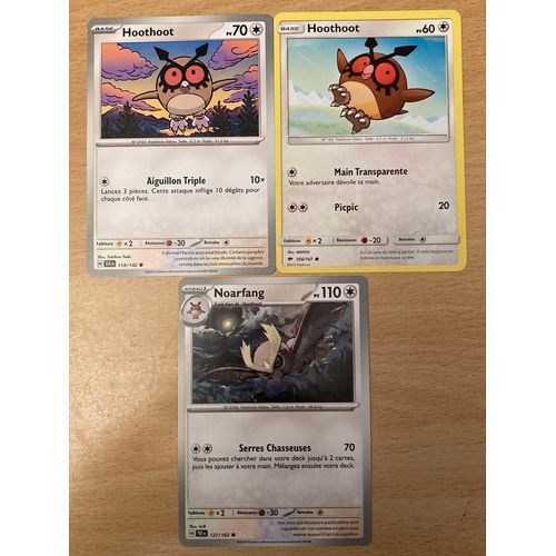 (3028) 2x Hoothoot + Noarfang (Pokemon) 