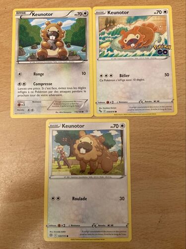 (2859) 3x Keunotor (Pokemon) 