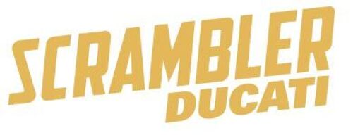 Autocollant Sticker Ducati Scrambler  12 X 5 Cm