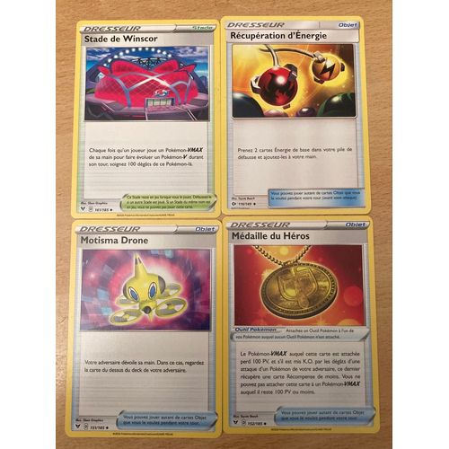 (3415) Stade De Winscor + Récupération D’Énergie + Motisma Drone + Médaille Du Héros (Pokemon) 