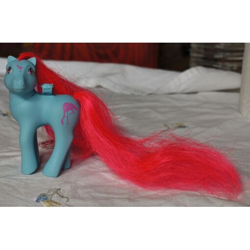 Lot De 8 Jouets En Caoutchouc Vintage My Little Pony - Licornes, Années 80/90 ? - Occasion