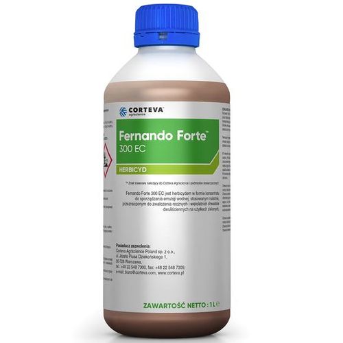 Désherbant Concentré Jardin Fernando Forte 300ec Pastor 1l - Herbicide Gazon Pelouse Contre Les Mauvaises Herbes Dicotylédones Annuelles Et Vivaces