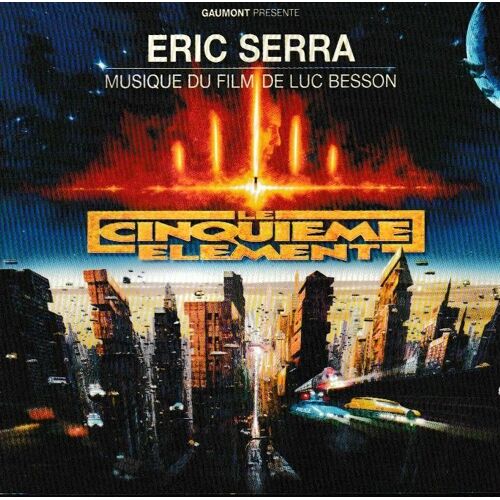 Éric Serra Le Cinquième Élément Musique Du Film De Luc Besson. 1cd De 26 Titres (P) 1997 ®Éditions La Marguerite © ®Gaumont ®Virgin France Sa. Made In Holland «1ère Edition Jewel Case» Boitier Crystal