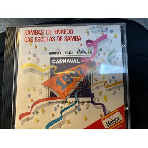 Sambas De Enredo Das Escolas De Samba, Carnaval 1992, Grupo Especial - Sao Paulo