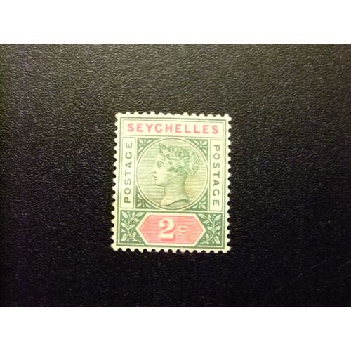 51 Seychelles 1890 / Reine Victoria / Yvert 1 A (*) Filigrane Ca Stanley 1 Mh Sans Gomme