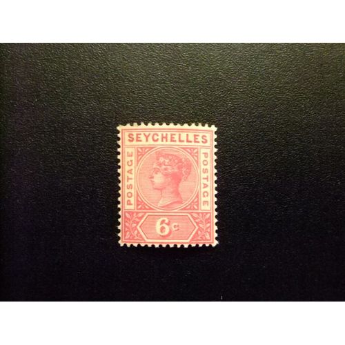 51 Seychelles 1897 1900 / Reine Victoria / Yvert 21 Mh Filigrane Ca