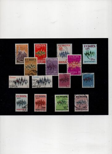 Europa 1972 Et 1973 Lot De Timbres Oblitérés