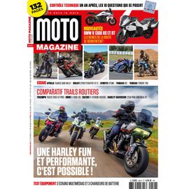 Moto Magazine N°420 Bmw R1300 Rs Rt/Aprilia Tuareg 660 Rally/Streetfighter V2s/Cfmoto 675nk/Yamaha R9/Tenere 700/Tiger 1200 Gt Pro/S1000xr/Vstrom 1050se/Hd 1250 Pan America St