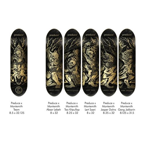 Preduce Skateboards - Montemith Série Complète