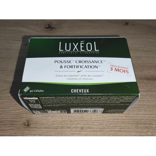 Luxeol Pousse Croissance Et Fortification 90 Gélules Pour 3 Mois 