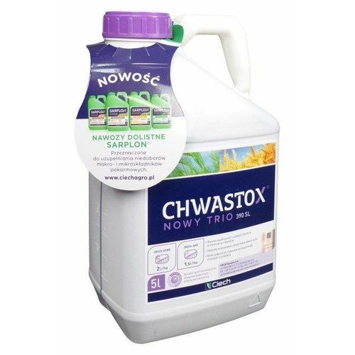 Désherbant Concentré Jardin Chwastox Trio 390 Sl 5l - Herbicide Gazon Pelouse Mauvaises Herbes Feuillues Dans Le Pâturage, Les Céréales Et Les Cultures De Graine