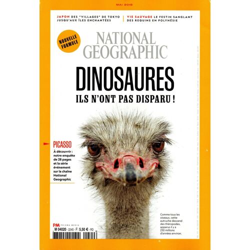 National Geographic Mai 2018 : Dinosaures, Ils N'ont Pas Disparu !