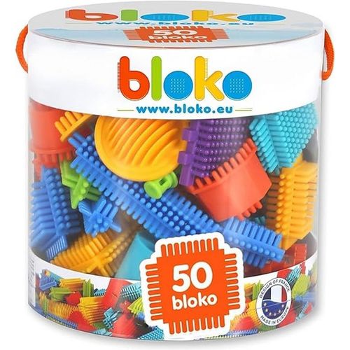 lbgwp60-Tube De 50 Mon Premier Jeu De Blocs De Construction ¿ Dès 12 Mois ¿ Facile À Manipuler ¿ Jouet Enfant 1 An Et Plus ¿ Fabriqué En Europe ¿ 503502