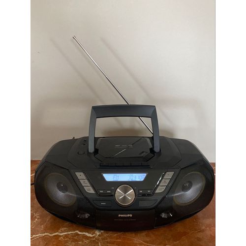 Radio portable boombox cd cassette audio philips AZ3856
