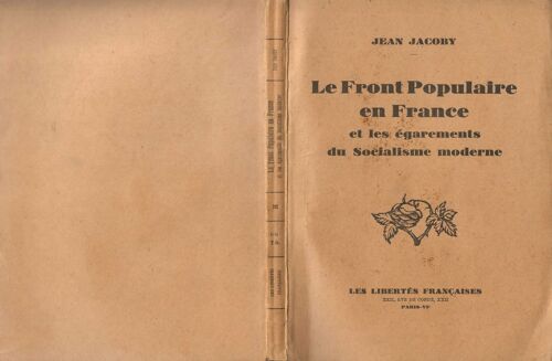 Le Front Populaire En France Et Les Égarements Du Socialisme Moderne‎