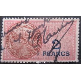 France Fiscal 2 F Oblitéré