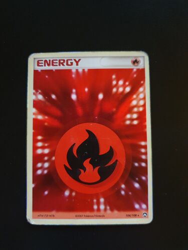 Energie Feu 104/108 Holo Set Ex Gardiens Du Pouvoir Fr
