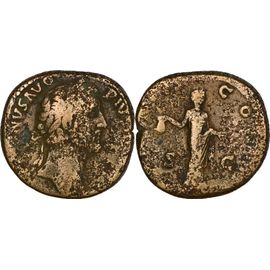 Rome - Sesterce - Antonin Le Pieux - 153 Ad - Libertas - 22.75 G. - Ric.916a - 25-354