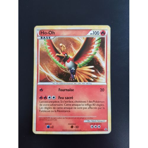 Ho-Oh Hgss01 Holo Set Promo Blackstar Hearthgold Soulsilver Fr