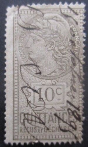 France Fiscal 10c Quittances Reçus Et Décharges Oblitéré