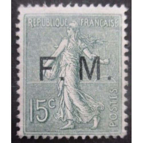 France Franchise Militaire N°3 Semeuse Neuf **