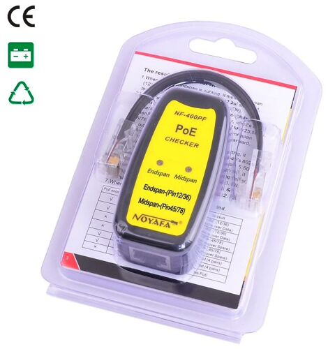 Testeur Ethernet RJ45 POE NF-400PF