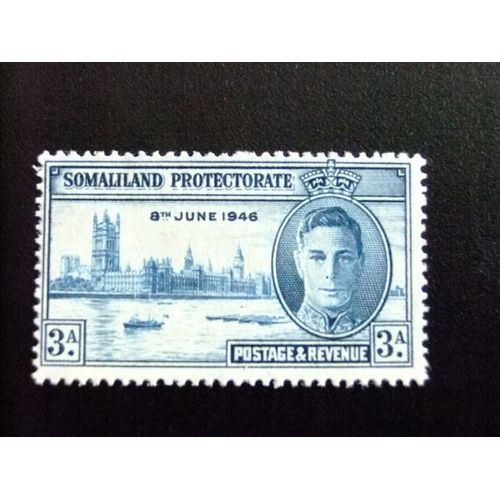 51 Somaliland 1946 / Aniversario De La Victoria George Vi / Yvert 101 (*) Sg 118 (*)