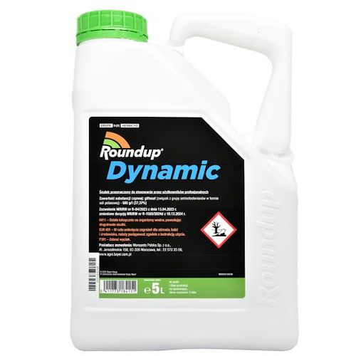 Désherbant Flex 480 Dynamic Jardin Gazon Herbicide Glyphosate Total Puissant Pelouse , Allées, Cultures, Mauvaises Herbes Efficace Action Systémique Racinaire 5l